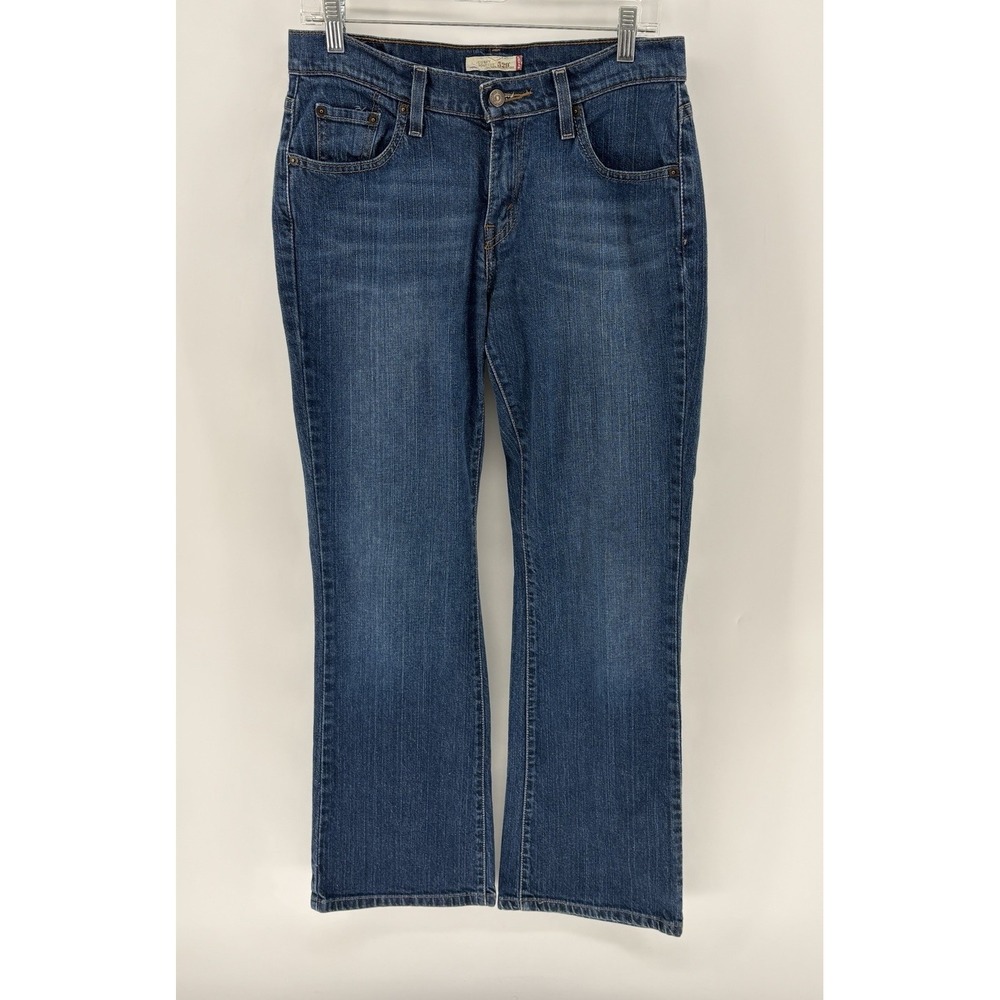 Levis 529 Curvy Bootcut Jeans Women 10M Blue Denim Medium Wash 30x32 Stretch